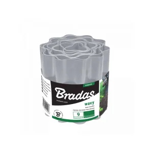 Бордюр хвилястий Bradas 9мх10см світло-сірий (OBFLGY 0910)
