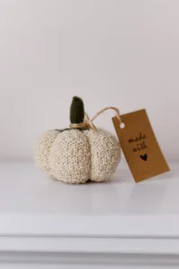Фото интерьерное текстильное изделие прованс pumpkin крем d9см (040275)