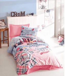 Комплект постільної білизни Cotton Box Superstar Pembe 160x220см (CB_08007795)