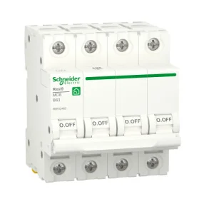 Автоматичний вимикач Schneider R9F02463 4-п RESI9 63A В 6kA (R9F02463)