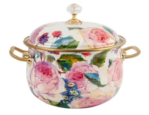 Каструля емальована Elmani з кришкою 4,8л, d22см, h14см (763-005)