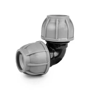 Колено для труб BRADAS PE PN10 50мм (DSRA10K5050)