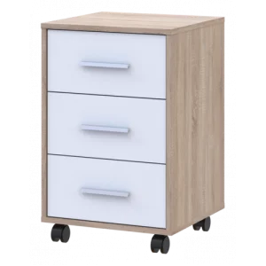 Тумба Doros Т3 41902060 Дуб сонома, білий 43х42х66,4см (1996686017)
