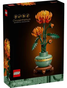 Фото конструктор lego icons хризантема 278 деталей (10368)