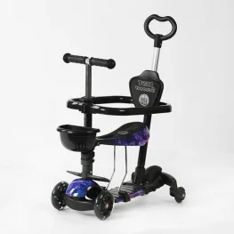 Самокат трехколесный 5в1 Best Scooter с дополнительными колесами (LS-90225)