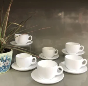 Сервіз кавовий Luminarc Essence White 90мл 6 предметів (3404P)
