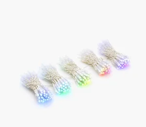 Гірлянда Twinkly Smart LED Pro Curtain RGB 250, AWG22, IP65 (TWP-CU-CA-05X50STP-T)