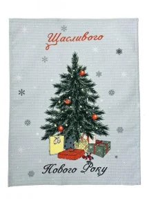 Рушник вафельний Прованс Ялинка 45x60см (032043)