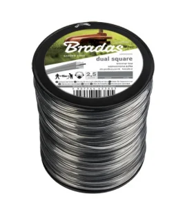 Леска для триммера BRADAS RIPPER DUAL квадрат 2,4ммx481м (ZRK2425KG)