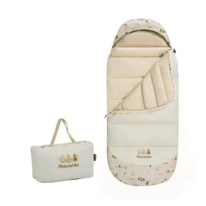 Спальник детский с капюшоном Naturehike B180 CNH22SD001 бежевый (6927595799611)