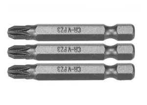 Біта викруткова STHOR Pozidriv PZ3x50мм 3шт (65477)