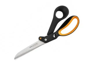 Ножницы для тяжёлой работы с зазубренным лезвием Fiskars 210 мм (879158)