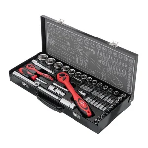 Комплект інструментів професійний Intertool 56 предметів (ET-6056)