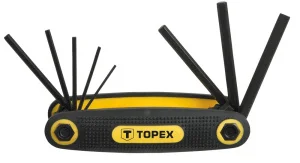 Ключі шестигранні TOPEX 1,5-6мм набір 8шт (35D958)