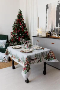 Скатертина гобеленова Прованс Squirrel 135х220см (041757)