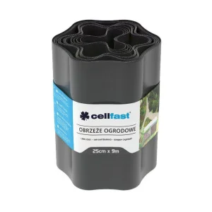 Стрічка газонна Cellfast хвиляста 25смх9м графіт (30-054)