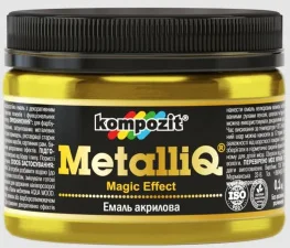 Эмаль акриловая Kompozit MetalliQ красное золото 0,1кг