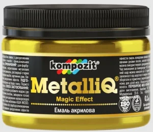 Емаль акрилова Kompozit MetalliQ червоне золото 0,1кг