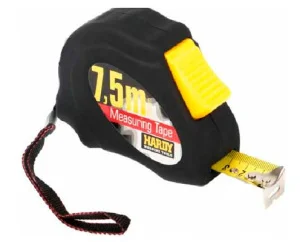 Рулетка HARDY 7,5мх25мм з автоматичним фіксатором (0700-442508)