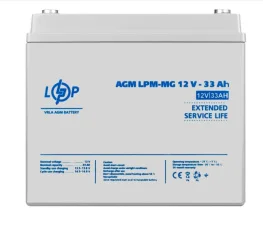 Аккумулятор мультигелевый LogicPower LPM-MG 12V 33Ah (6558)