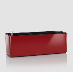 Розумний вазон Lechuza Cube Glossy Triple червоний глянцевий 14x40x13.5см (13672)