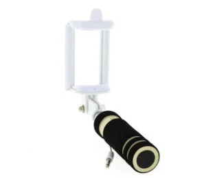 Фото монопод для селфи uft ss8 compact со шнуром black (uftss8black)