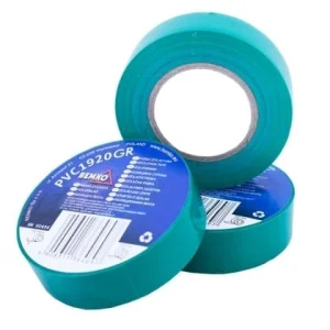 Стрічка ізоляційна Bemko ПВХ 19ммх20м зелена (E30-PVC1920GR)