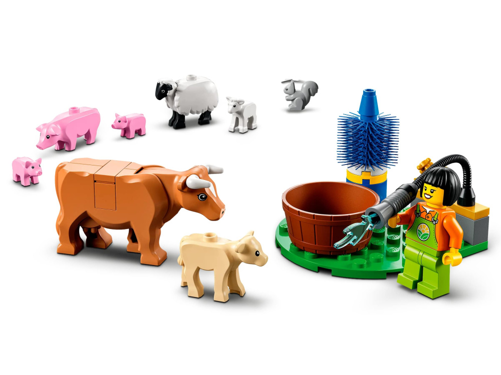 Конструктор Lego City Farm Ферма и амбар с животными 230 деталей (60346)