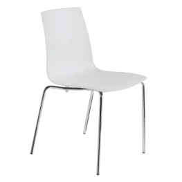 Фото стул papatya x-treme-s 43 цельно-белый (3065)