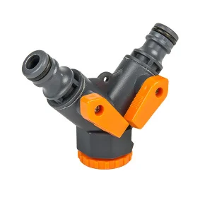 Трійник з двома кранами Bradas GOLD LINE РВ 1/2" -3/4" (GL5002)