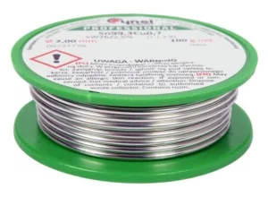 Припій для пайки без свинцю з флюсом CYNEL Sn99,3-Cu0,7 2мм 100г (76856)
