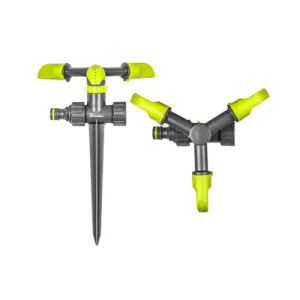 Зрошувач обертовий Bradas 3-ріжковий на кілочку LIME EDITION LE-6102