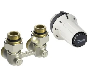 Комплект термостатичний Danfoss RAS-CK + RLV-KS 1/2" M30x1,5 кутовий (013G5276)