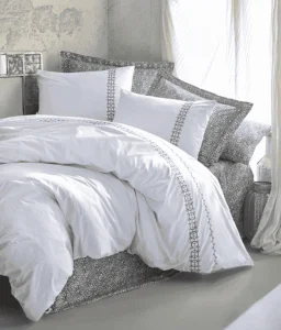 Комплект постільної білизни Cotton Box Majestic Paola Gri 200x220см (CB_010077520)