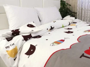 Фото комплект постельного белья руно му саt сатин евро (845.137к_my cat_1)