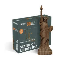 Фото картонный конструктор cartonic 3d puzzle statue of liberty usa