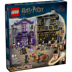 Фото конструктор lego harry potter магазины оливандера и мантий от мадам малкин 744 детали (76439)