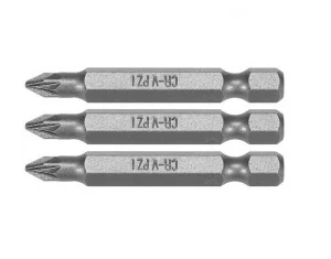 БІта викруткова STHOR Pozidriv PZ1x50мм 3шт (65475)