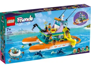Фото конструктор lego friends лодка морской спасательной бригады 717 деталей (41734)