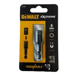 Головка торцева DeWALT EXTREME Impact 1/4"х8мм шестигранна 75мм (DT7465)