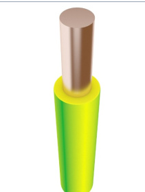 Провод ЕнергоКАБЕЛЬ ПВ-1 1,5 желто-зеленый