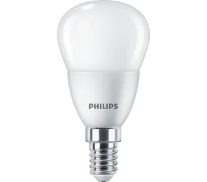 Фото светодиодная лампа philips ecohomeledlustre 5w 500lm e14 840 p45ndfr (90019089)