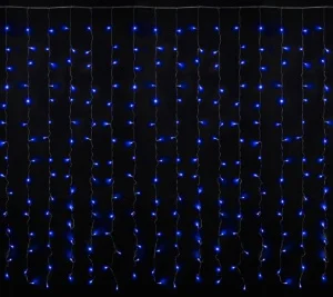 Гірлянда внутрішня Delux Curtain C 240LED IP20 синій 2х2м (90017993)