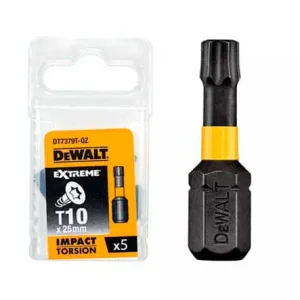 Набір біт DeWALT ударні, IMPACT TORSION Torx, Т27, 50 мм, 5 шт (DT7397T)