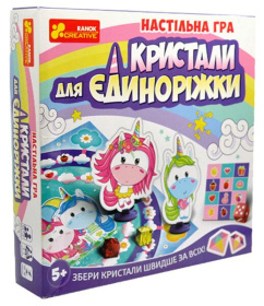 Фото настольная игра ranok кристаллы для единорожки 12120074у 5834у (314348)