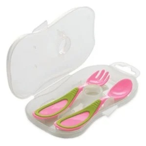 Набір дитячих столових приборів Nuvita (NV1407Pink)