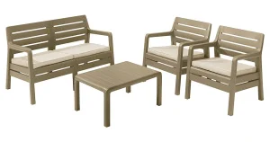 Набор мебели Allibert Delano lounge set капучино (17201088587)
