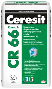Гідроізоляційна суміш еластична Ceresit CR 66 22,5кг