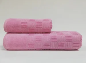 Набір рушників Class Demore Pink 50x90+90x150см (BT_02007847)
