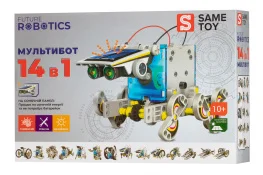 Робот-конструктор Same Toy Мультибот 14 в 1 на солнечной панели (214UT)